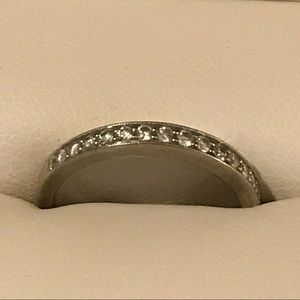 Size 7 diamond wedding band